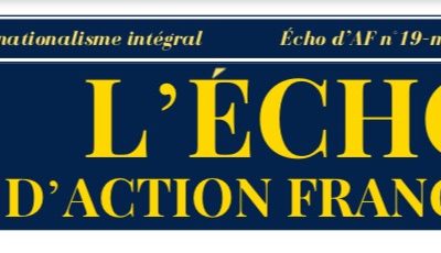 L’Écho d’Action Française N°19